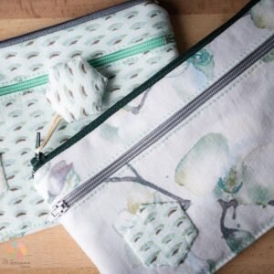 Monedero Suzette "Orquídea Gris"