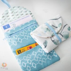 Monedero Anaïs "Orquídea Gris"