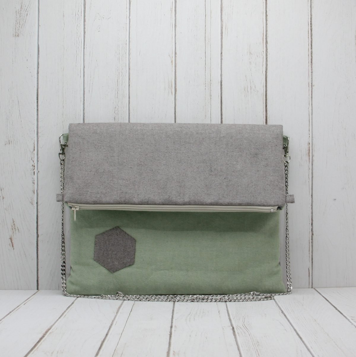 Bolso Sandrine "Natura Manzana"