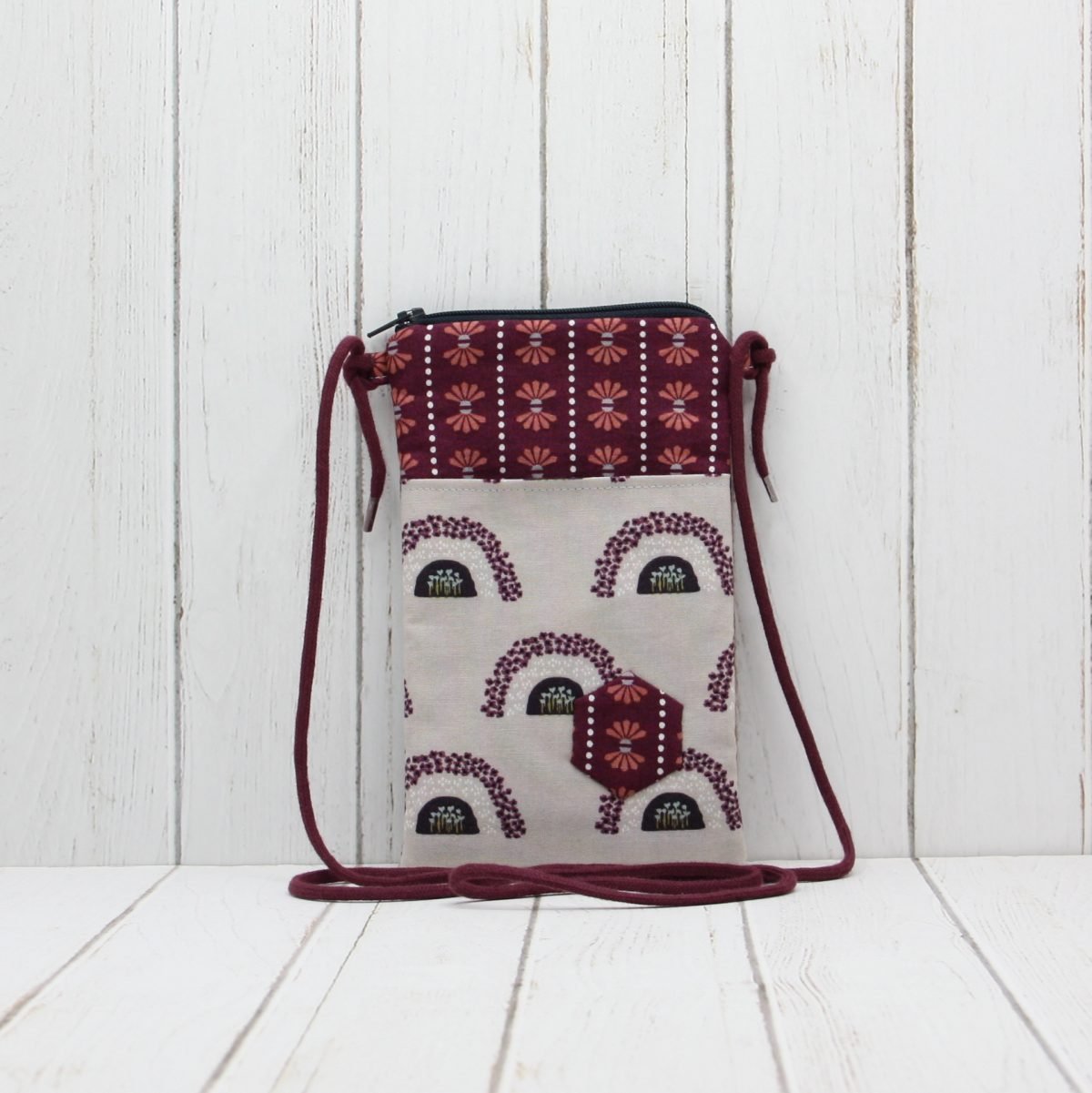 Bolso Petisac "Atardecer Granate"