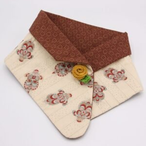 O-Cuello de algodón Rojo