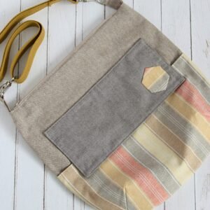 Bolso Odile "Mostaza y rayas"