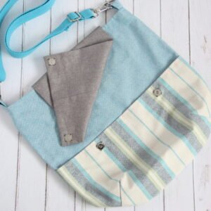 Bolso Odile "Azul y rayas"