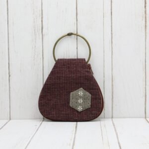 Llavero Anilla "Romance de otoño Vino tinto"