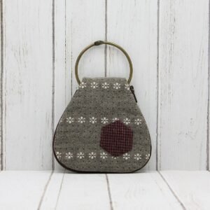 Llavero Anilla "Romance de otoño Vino rosado"