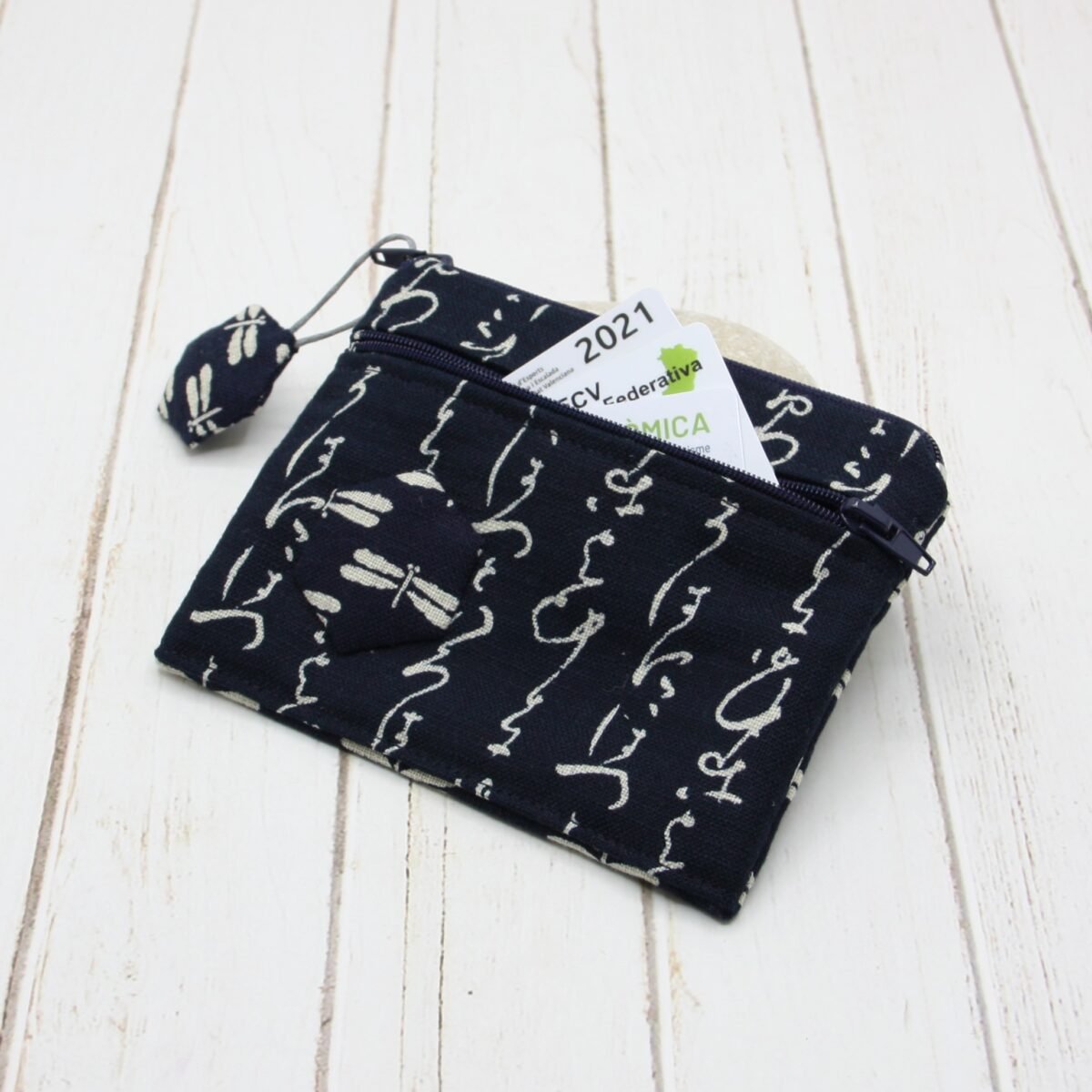 Monedero New Suzette "Índigo Letras"