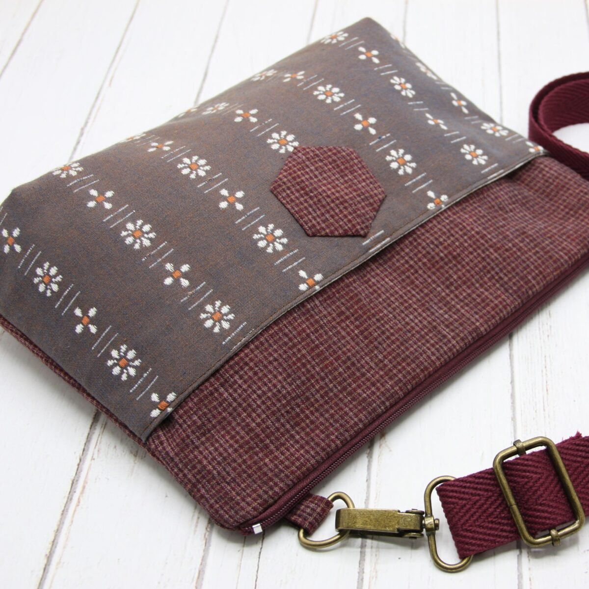 Bolso Arlette "Romance de otoño Vino"