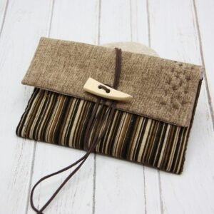 Funda Multiusos "Micropana Rayas Marrones"