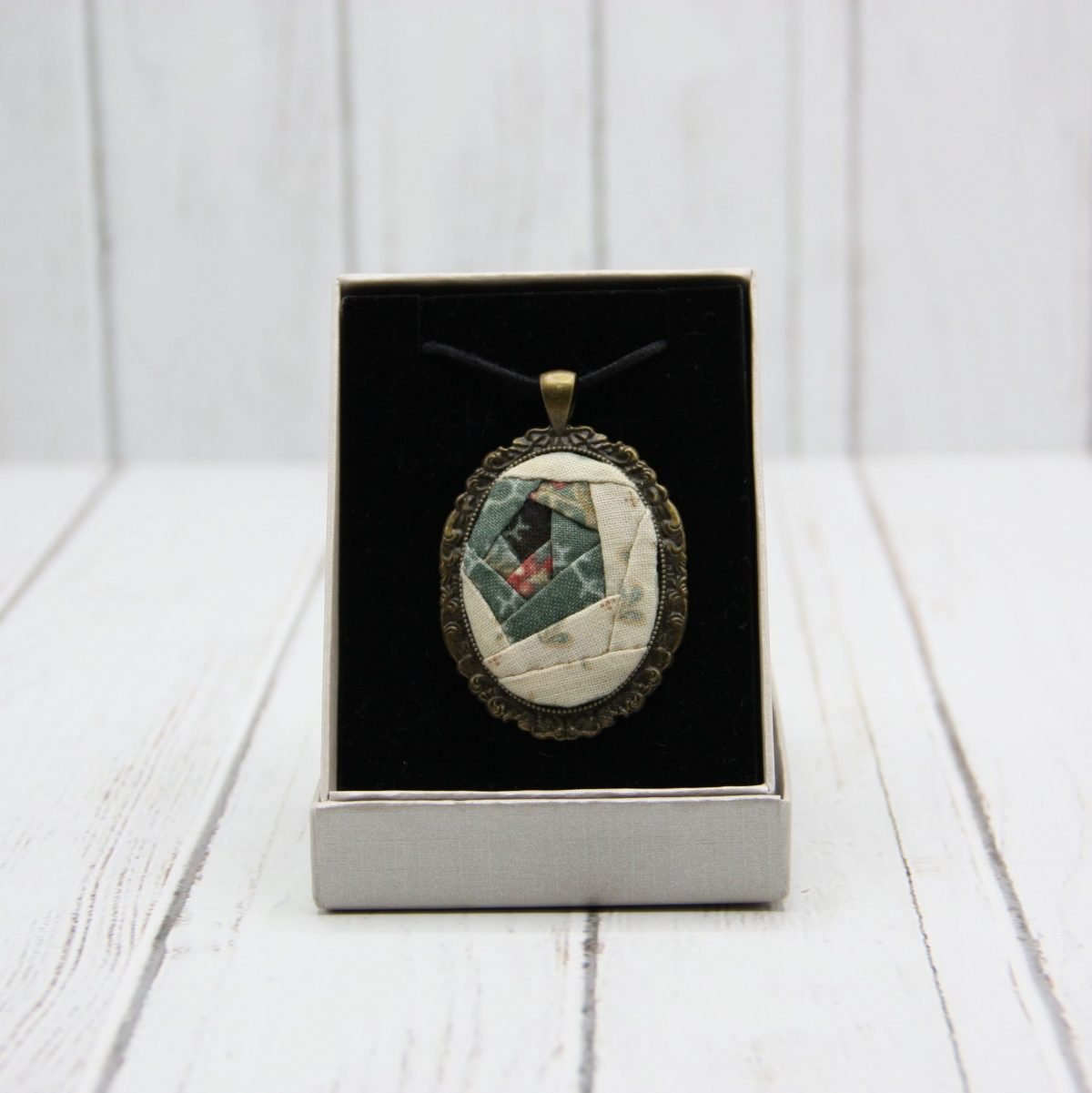 Camafeo Flor Azul - Imagen 3