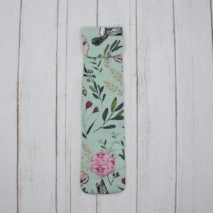 Funda Abanico "Fleurs Verdeagua"