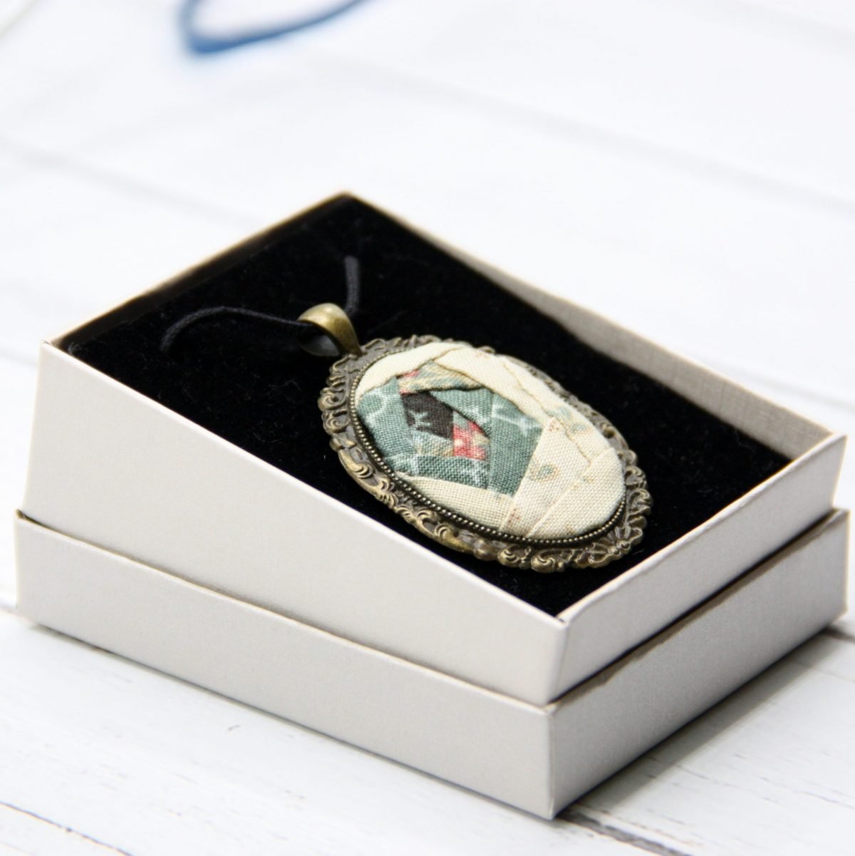 Camafeo Flor Azul - Imagen 4