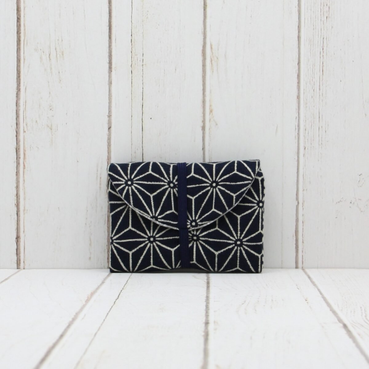 Monedero Anaïs "Índigo Hojas"