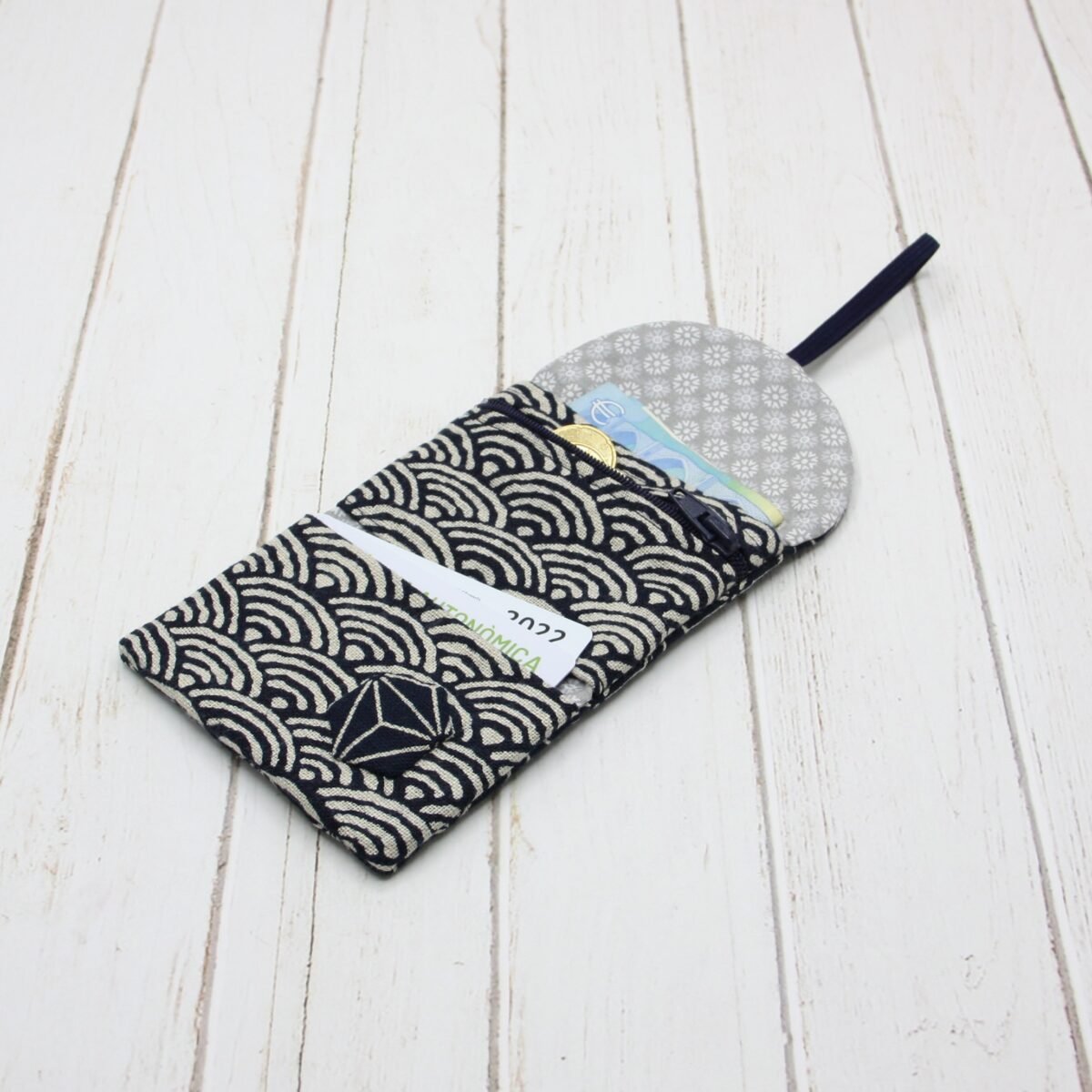 Monedero Anaïs "Índigo Hojas" - Imagen 5