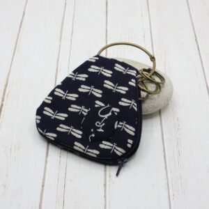 Llavero Anilla "Índigo Libélulas"