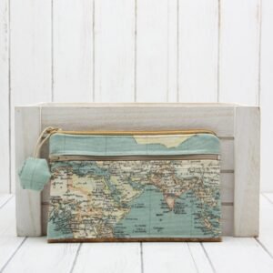 O-Monedero Suzette "Loneta Mapa"