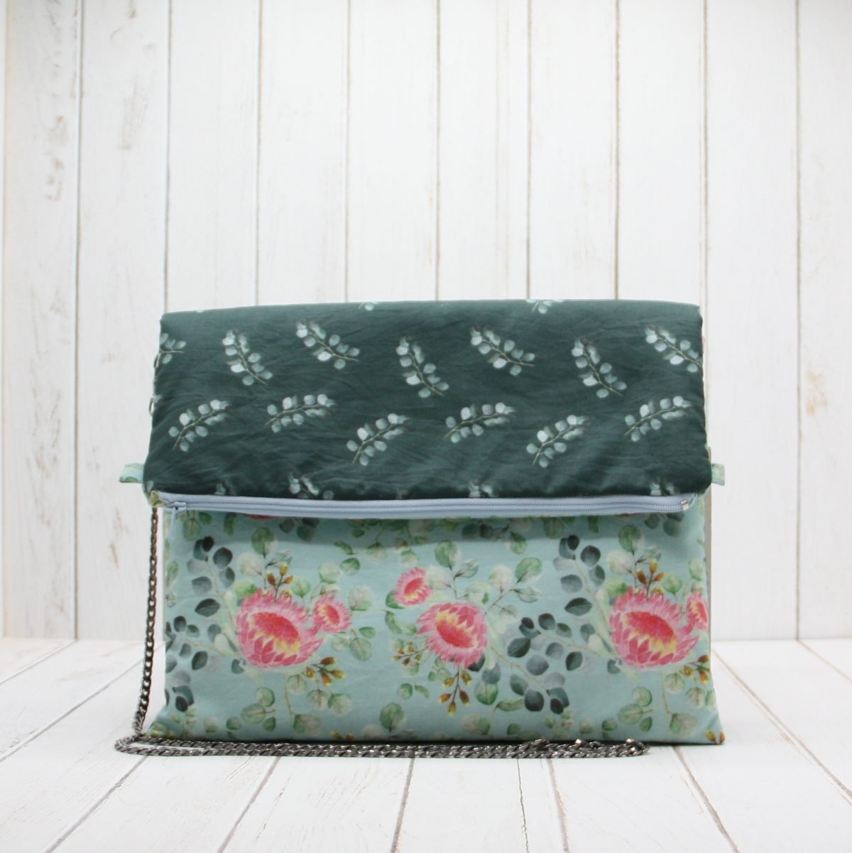 Bolso Sandrine "Eucaliptus Azul cielo" - Imagen 3