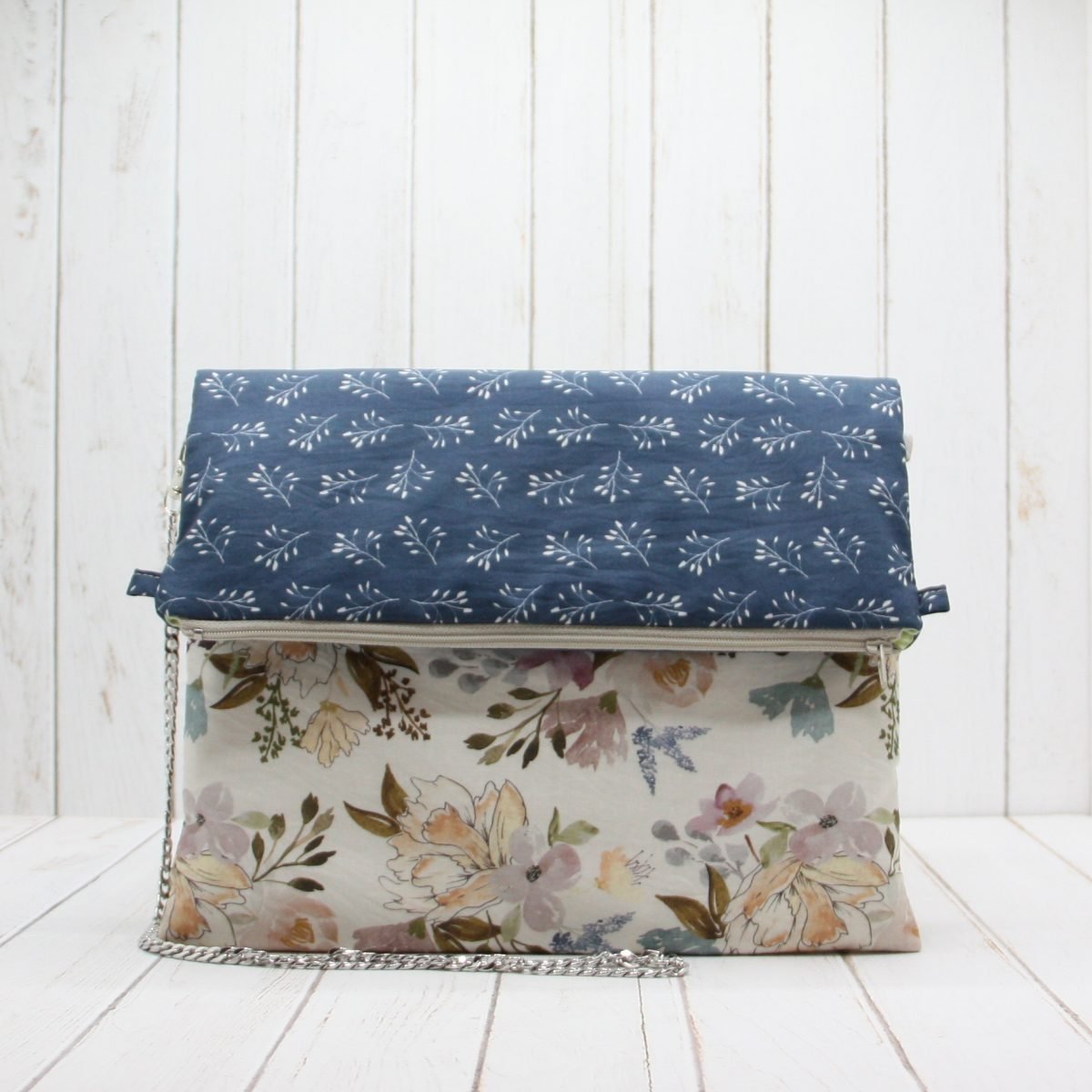 Bolso Sandrine "Botánica Blanca"