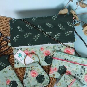 Bolso Sandrine "Eucaliptus Azul cielo"