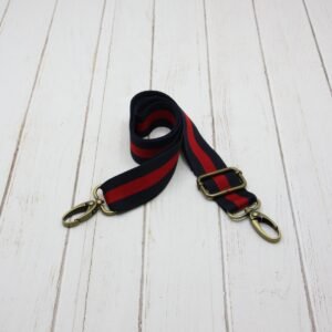 Tira bicolor para bolsos "Azul"