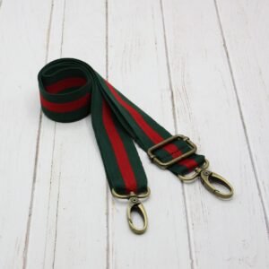 Tira bicolor para bolsos "Verde"