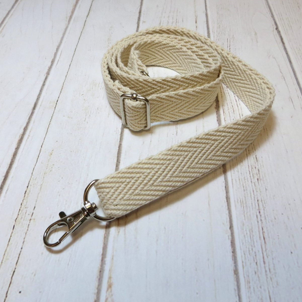 Tira algodón para bolsos "Crudo"