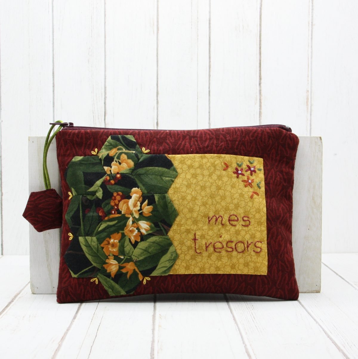 Neceser Patchwork "Granate"