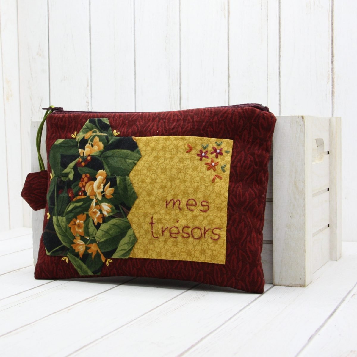 Neceser Patchwork "Granate" - Imagen 2