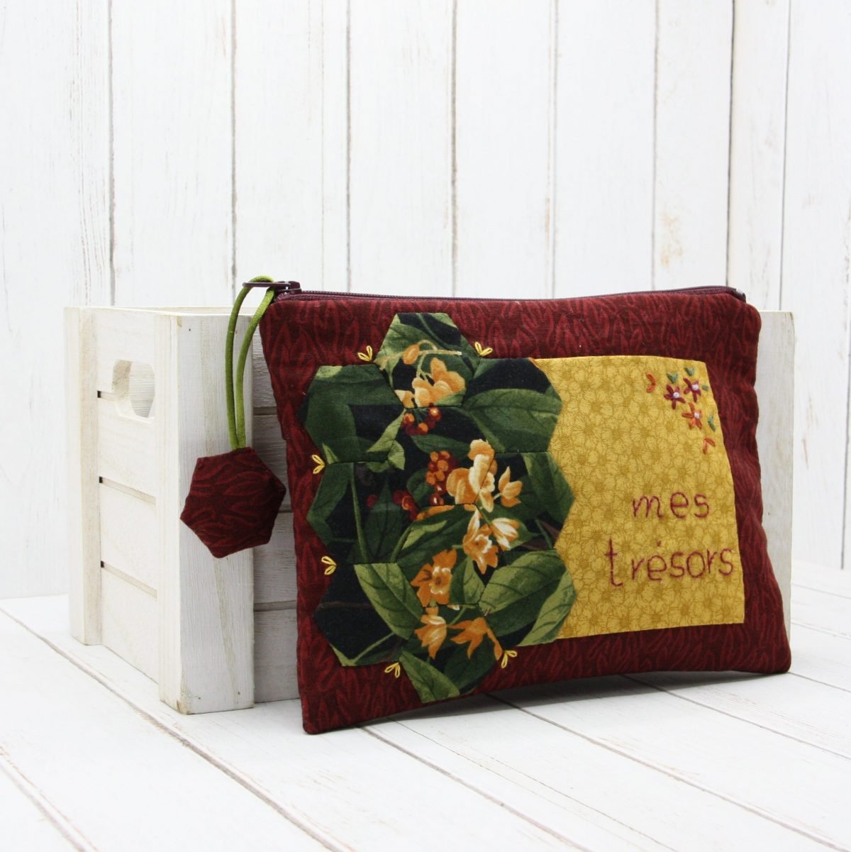 Neceser Patchwork "Granate" - Imagen 3