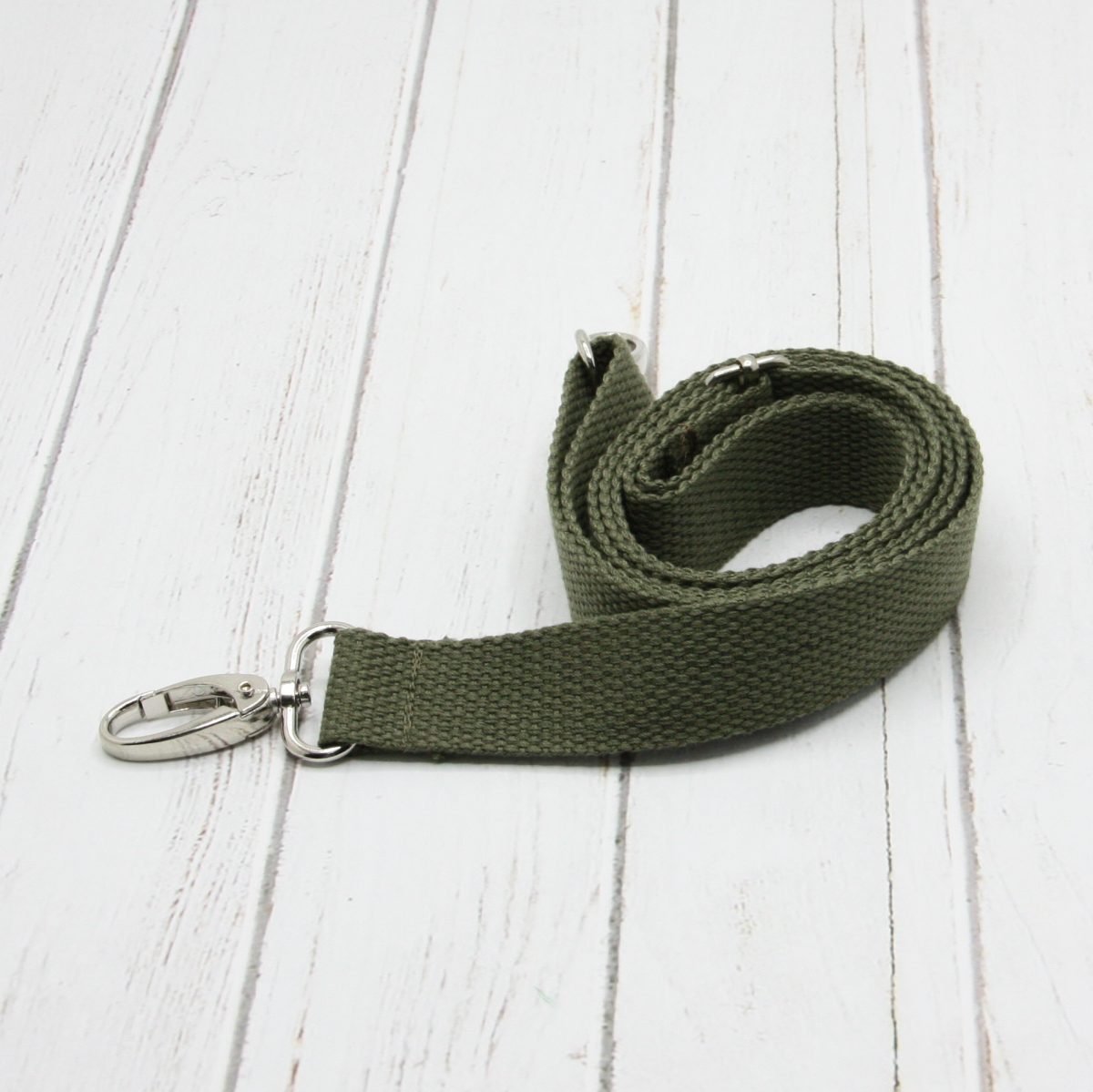 Tira algodón para bolsos "Kaki"