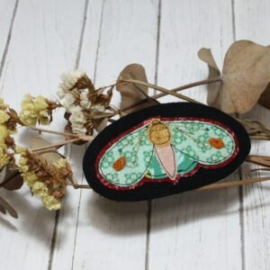 Parche de patchwork "Mariposa Esmeralda"