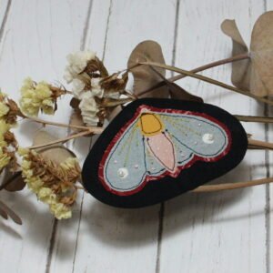 Parche de patchwork "Polilla Azul"