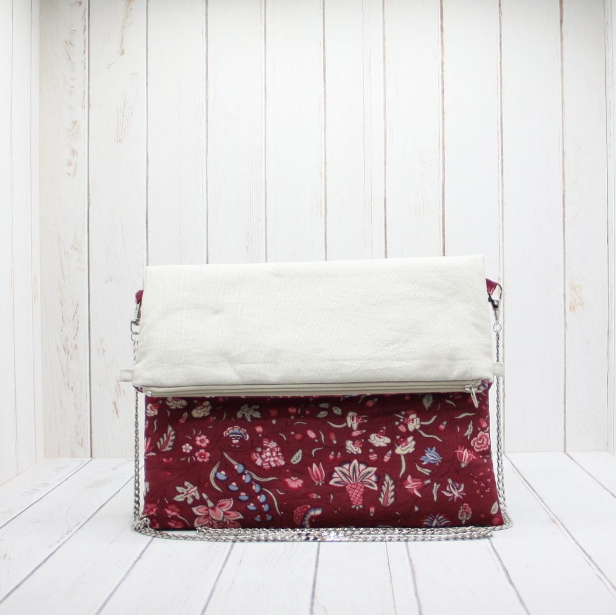 Bolso Sandrine "LisaFlor Granate"